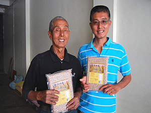 碾米廠第二代林世勳與父親