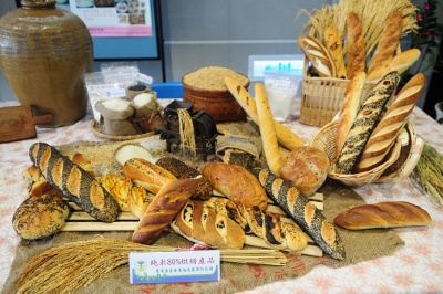 以80％純米製作成的法式麵包（本圖由台南區農業改良場提供）